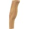 Ekena Millwork 3 1/2"W x 6"D x 18"H Funston Smooth Knee Brace, Western Red Cedar BRC04X06X18FST00SWR - alternate 1